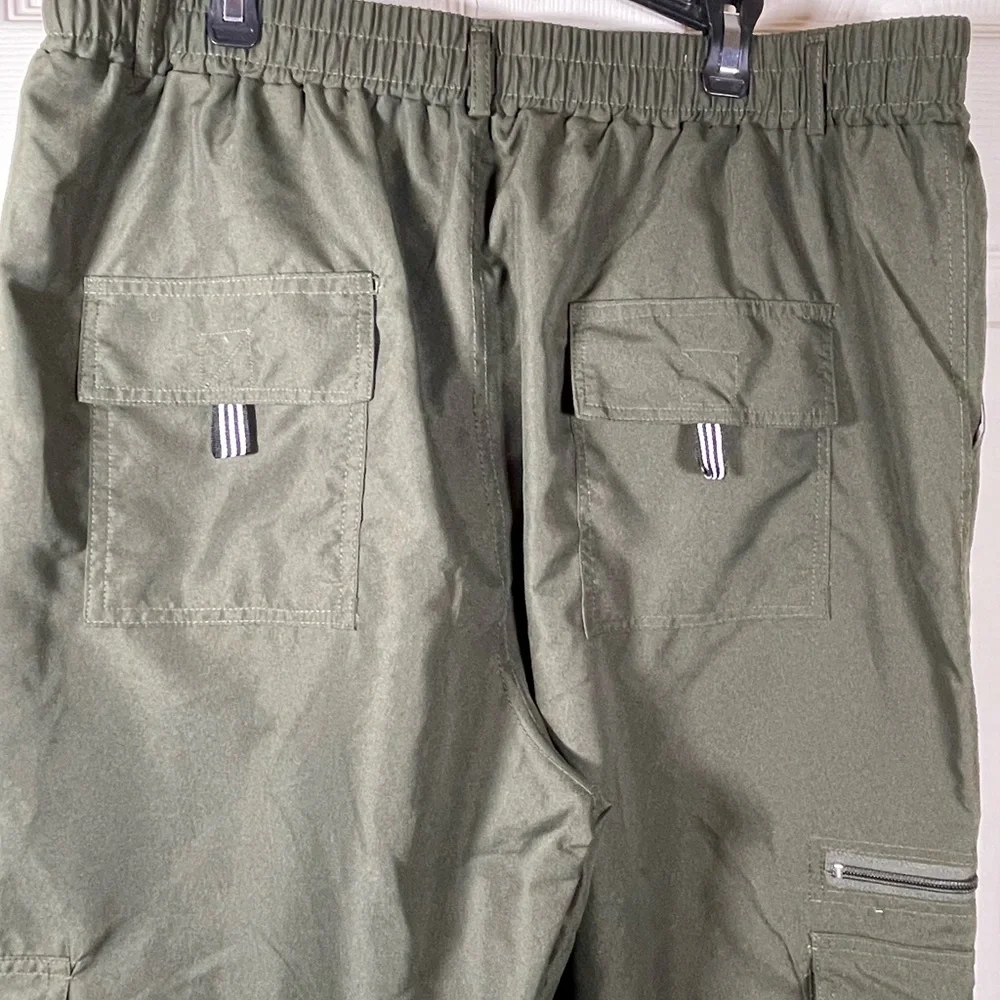 Men's‎ Olive Cargo Pants - Picture 4 of 7